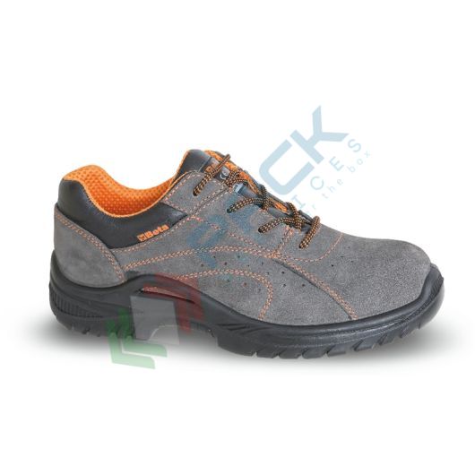 [072100341] Scarpe antinfortunistiche da lavoro BETA, S1P SRC, basse, in morbida pelle scamosciata traforata, puntale in composito, colore grigio