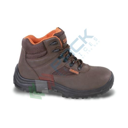Scarpe antinfortunistiche da lavoro BETA, S3 SRC, alte, in nabuk idrorepellente-nylon