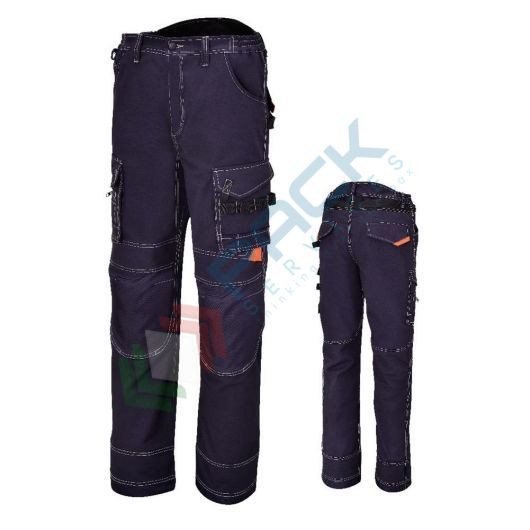 Pantalone da lavoro multitasche in T/C Canvas, 65% poliestere-35% cotone, 260 gr