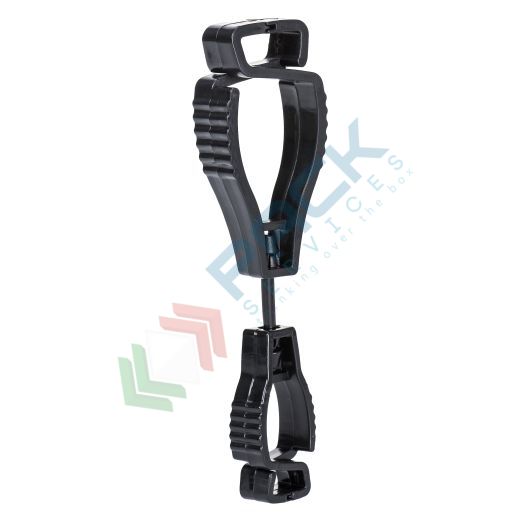 [A002BKR] Clip per guanti senza metallo, conf 40 pz