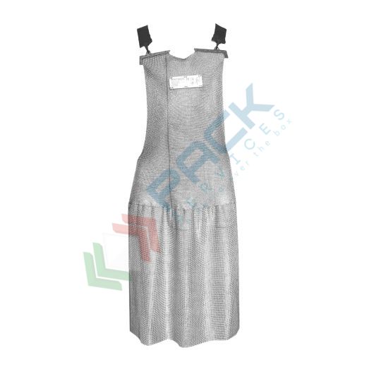 [AC20SIR] Grembiule da lavoro in maglia di acciaio inossidabile, ideale per l'industria alimentare e per gli ambienti di lavorazione della carne