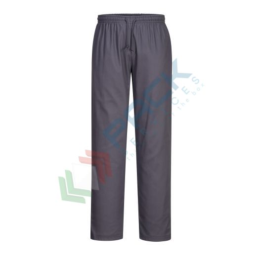 Pantalone da lavoro tessuto Kingsmill con finitura Texpel, 65% Poliestere + 35% Cotone, 190 gr, modello Drawstring, vestibilità regular, colore grigio ardesia
