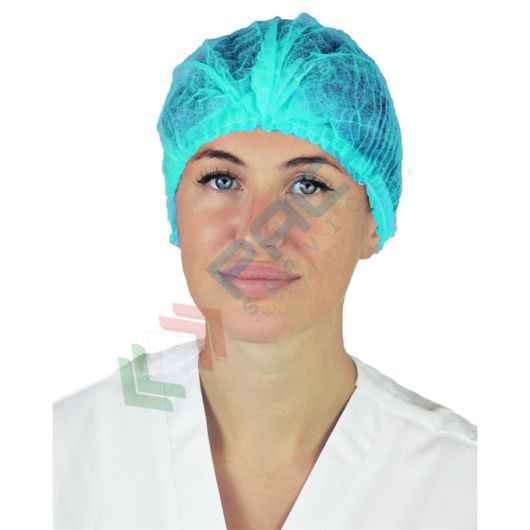 Cuffie monouso in TNT di polipropilene (PP) 14 g/mq, plissettate, conf. 200 pz