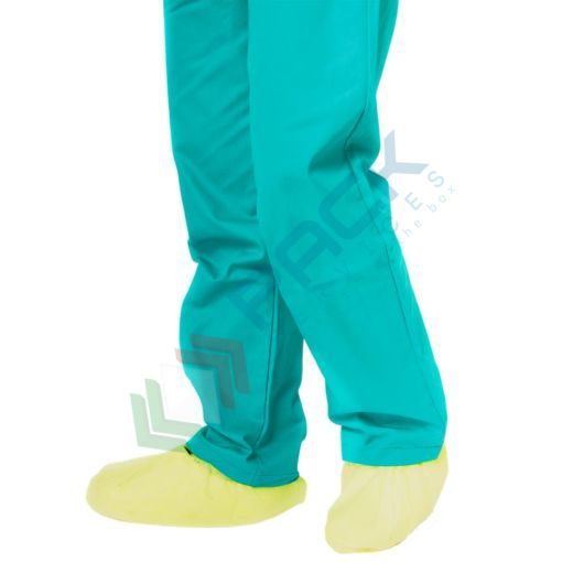 [CPS30-GI] Copriscarpe monouso in polietilene (CPE), 30 micron, conf. 100 pz