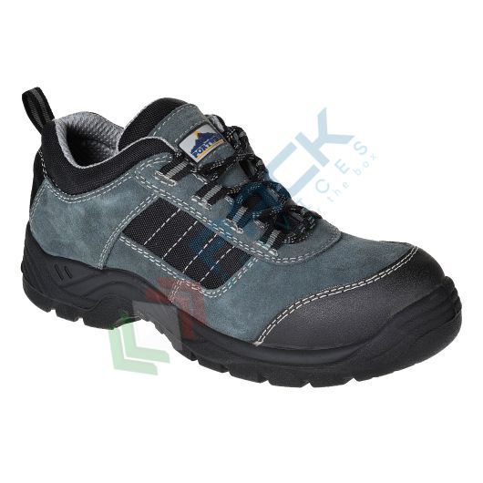 Scarpe antinfortunistiche da lavoro S1, basse da Trekker, serie COMPOSITELITE®, in pelle scamosciata, puntale in composito, colore nero
