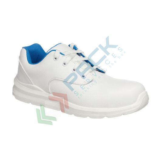 Scarpe antinfortunistiche da lavoro S2, basse, serie COMPOSITELITE®, allacciate, in microfibra, puntale in composito, colore bianco