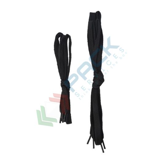 [FL02BKR] Lacci Steelite 150cm, confezione 12 pz