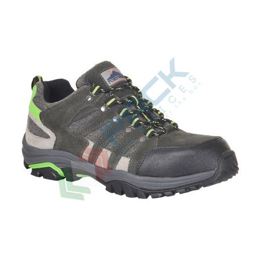 [FW36GRR39] Scarpe antinfortunistiche da lavoro S1P HRO, basse, sportive, serie STEELITE®, in pelle scamosciata, puntale in acciaio, colore grigio (modello Loire)