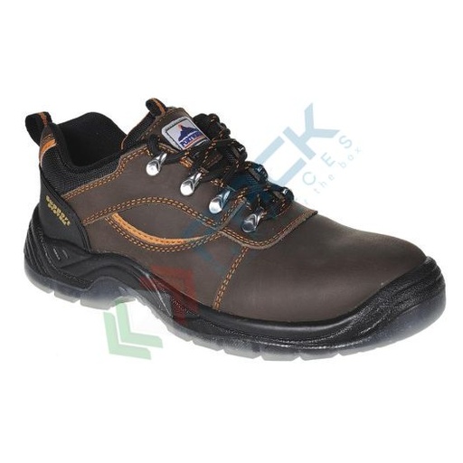 [FW59BRR48] Scarpe antinfortunistiche da lavoro S3, basse, serie STEELITE®, in pelle cavallino, puntale in acciaio, colore marrone