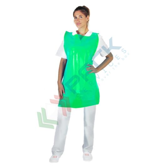 [GRM30-V] Grembiuli monouso in polietilene (LDPE), 30 micron, Mis. 70 x 120 cm, conf. 100 pz