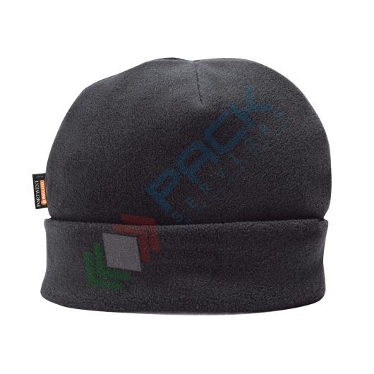 [HA10BKR] Berretto da lavoro in maglia isolante, 100% poliestere, pile con finitura anti pilling, 280 gr, fodera InsulatexPro offre un calore superiore, colore nero