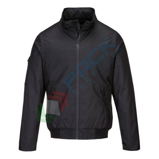 Bomber da lavoro antipioggia, TPU 100% poliestere, modello KX3, omologato EN 343, traspirante, antivento e impermeabile con cuciture nastrate, colore nero