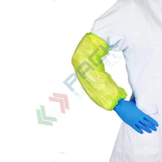 [MAN94-G] Manicotto monouso in polietilene (LDPE), lunghezza 40 cm, conf. 100 pz