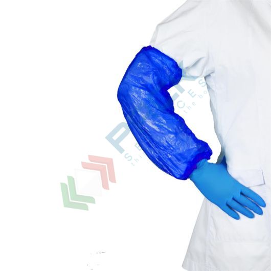 Manicotto monouso in polietilene (LDPE), lunghezza 40 cm, conf. 100 pz