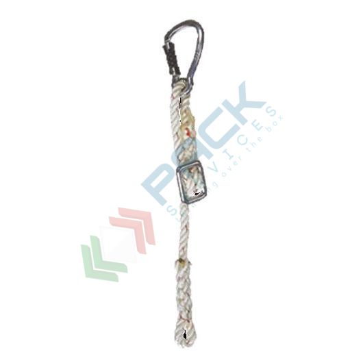 Cordino di posizionamento con moschettone in lega leggera