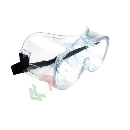 [UB-161052] Occhiali protettivi da lavoro antiappannamento in plastica, certificati EN 166