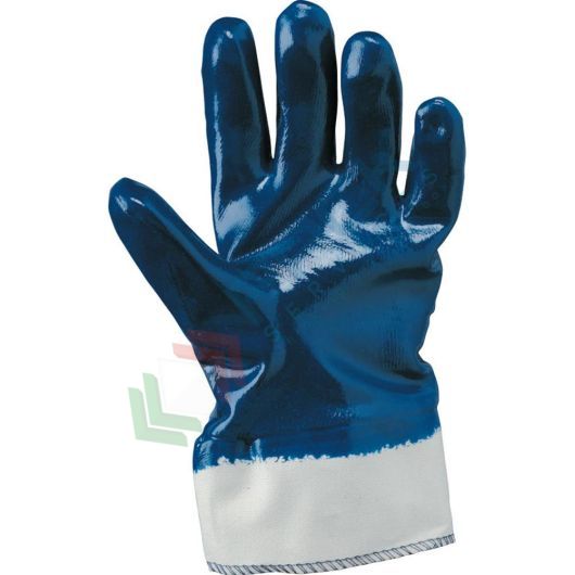 Guanti da lavoro in Jersey di cotone impregnati in NBR, certificati CE, EN 388