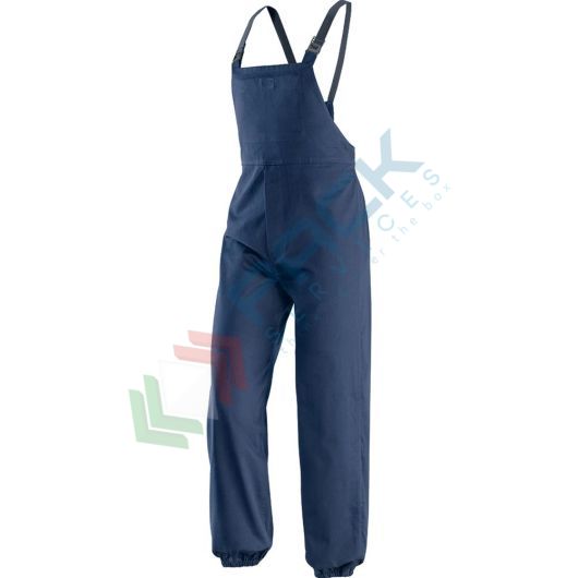 [UB-436108/60] Pantaloni da lavoro con pettorina antimpigliamento 100% in cotone, 280 gr/m2