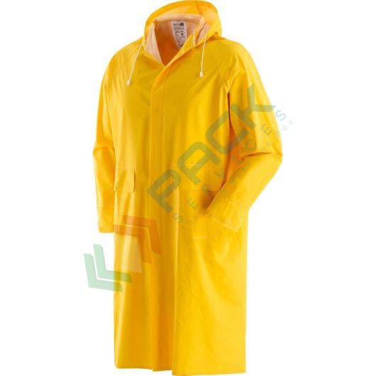 [UB-462050/S] Cappotto antipioggia da lavoro in PVC/poliestere, 390 gr/m2, taglia S