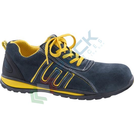 Scarpe antinfortunistiche da lavoro, S1P SRC, basse, in crosta bovina