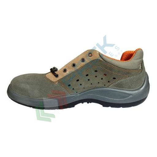 [UB-B125/48] Scarpe antinfortunistiche da lavoro S1P SRC, basse, in pelle scamosciata