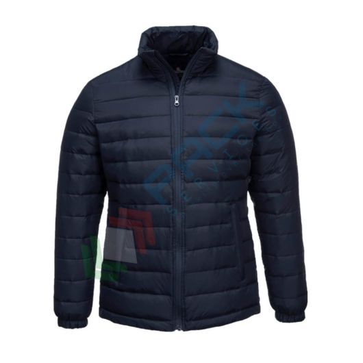 Giacca da lavoro da donna, 100% nylon con leggero isolamento termico Insulatex, vestibilità comoda, modello Aspen Baffle, colore blu navy