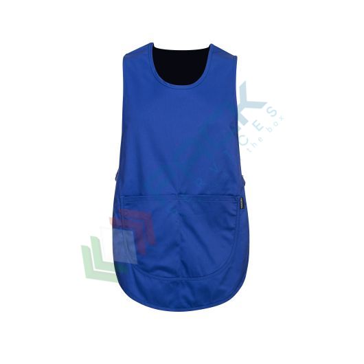 [S843RBRXXL] Mantella da lavoro in tessuto Kingsmill 65% poliestere + 35% cotone, 190 gr, con tasca e aperture laterali regolabili per una maggior flessibilità, colore blu royal
