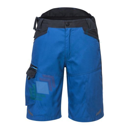 Bermuda da lavoro modello Stretch tecnico, 65% poliestere + 35% cotone, 280 gr, colore blu persiano