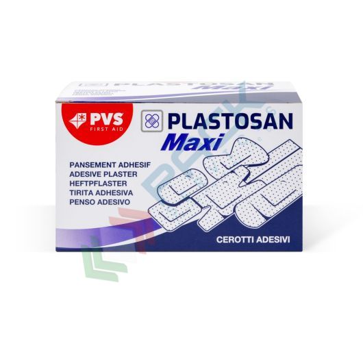 Confezione 100 cerotti BLU DETECTABLE non sterili, Mis. 1,9 x 7,2 cm