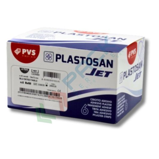 Cerotti per dispenser Cod. Art. BOL-D, Mis. 19 x 72 mm, 6 ricariche da 42 cerotti classici