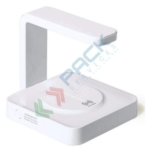 [LAMP-H1] Lampada di disinfezione UV ricaricabile, in ABS, da tavolo