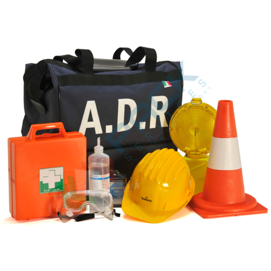 Borsone ADR demergenza per unità destinate al trasporto di merci pericolose su strada, contenuto plus