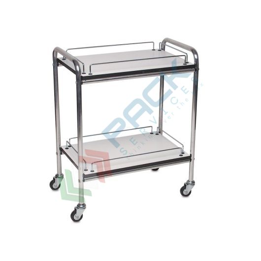 [CAR275] Carrello porta ferri in acciaio inox, Mis. 60 x 40 x 80 h cm