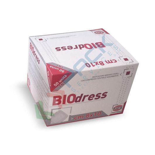 [CER-AA10] Cerotto medicato antiaderente, Mis 8 x 10 cm, sterile, in TNT