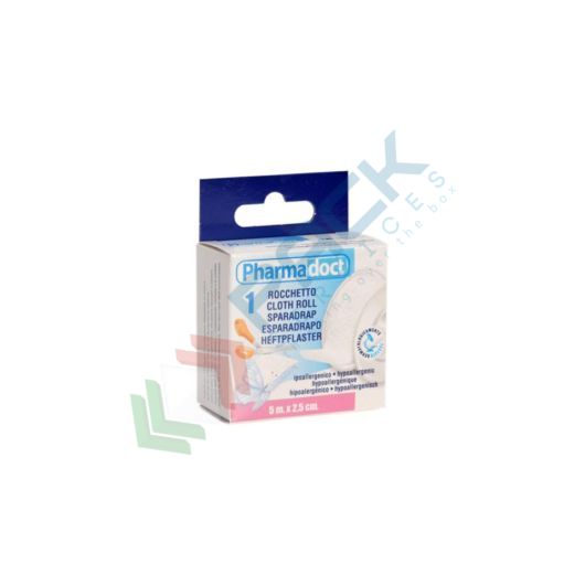 [CER-R1] Cerotto su rocchetto in TNT, Mis. cm 1,25 x 5 m, ideale per il fissaggio di medicazioni