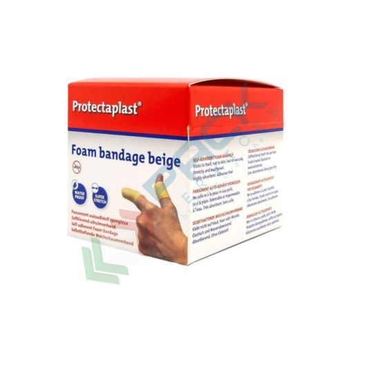 Bendaggio autoaderente elastico e traspirante, Mis. 6 cm x 1 m, ideale per coprire ferite specialmente in punti critici come le dita