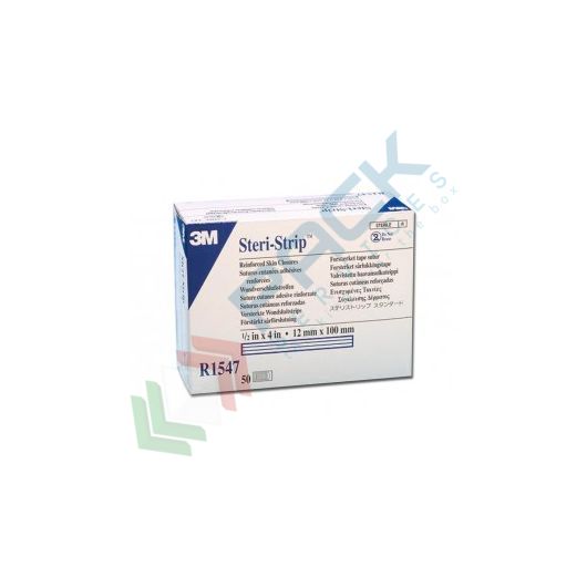 Nastro sterile per suture in TNT, Mis 12 x 100 mm - busta contenente 6 suture cutanee adesive Steri Strips