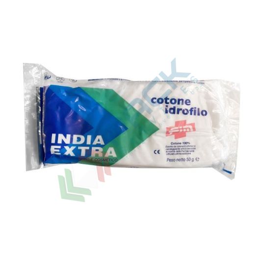 Cotone idrofilo 100% puro, sacchetto contenente 50 grammi