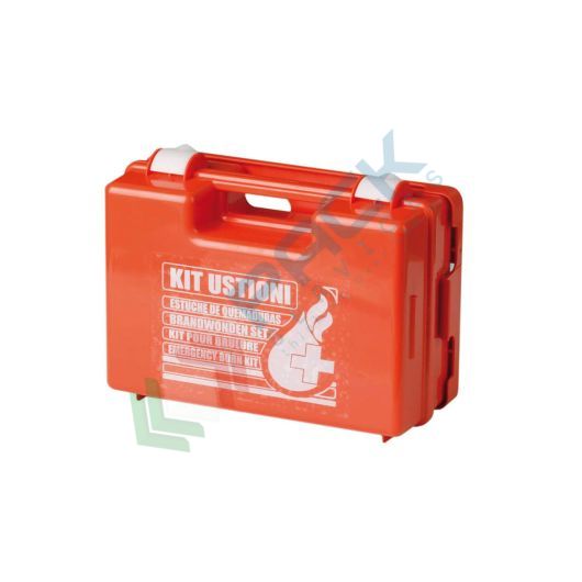 Cassetta pronto soccorso in plastica per ustioni, Mis. 32 x 21,3 x 12,5 cm