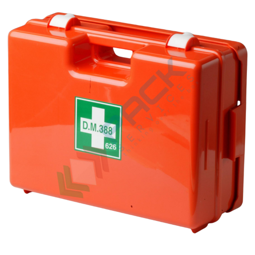 [CPS388-M1] Cassetta pronto soccorso, contenuto maggiorato conforme all'allegato 1 del D.lgs. 81/2008-D.M.388/2003, ideale per 3 o più lavoratori (per aziende del gruppo AB)