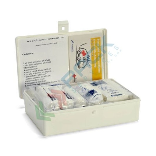 [CPS13164] Cassetta pronto soccorso per automezzi di trasporto, in plastica, conforme DIN 13164