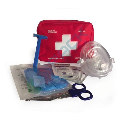 [DAE-KIT1] Kit accessori pronto intervento per la defibrillazione e la rianimazione