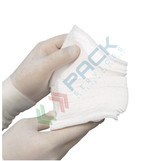 Garza non sterile in 100% morbido cotone, Mis. 10 x 10 cm, conf. 1 Kg