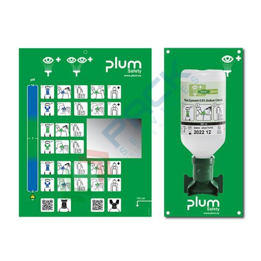 [KIT-OCF500] Stazione lavaggio oculare d'emergenza con flacone da 500 ml