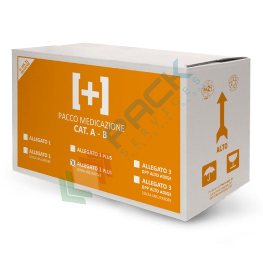 [KIT388-M1/S] Kit reintegro pronto soccorso, contenuto maggiorato senza sfigmomanometro, conforme all'allegato 1 del D.lgs. 81/2008-D.M.388/2003, ideale per 3 o più lavoratori (per aziende del gruppo AB)