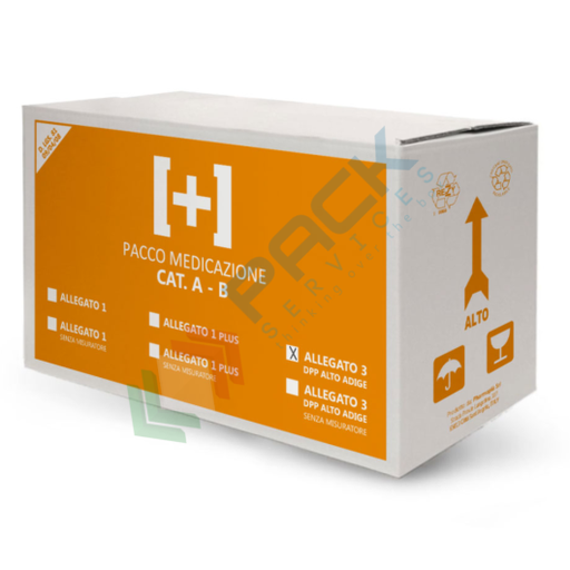 [KITR253] Kit reintegro pronto soccorso, conforme all'allegato 1 integrazione del DPP n. 25/2005 Alto Adige, ideale per 3 o più lavoratori (per aziende del gruppo AB)