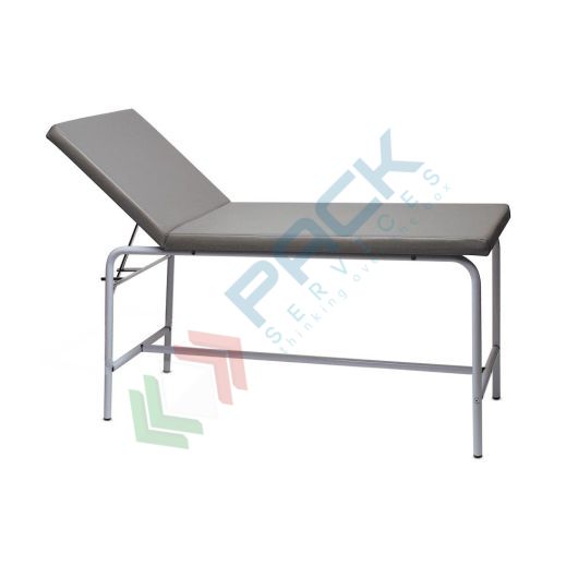 Lettino medico con 1 snodo, Mis. 1760 L x 600 P x 780 H mm, provvisto di alzatesta regolabile