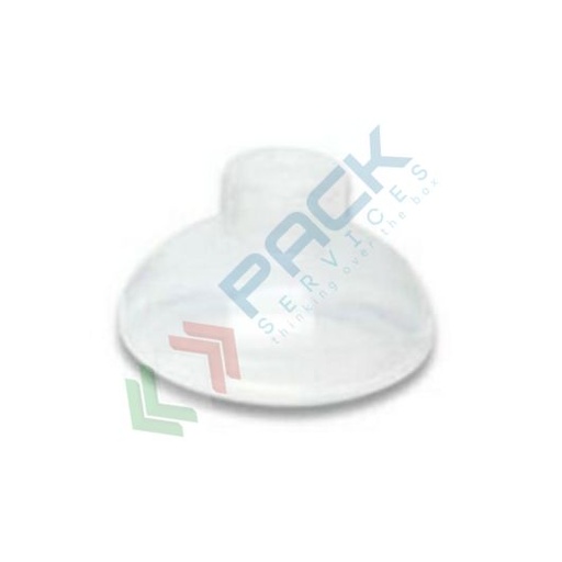 [OROAUT-1] Maschera oronasale in silicone, trasparente anatomica, autoclavabile, calibro 1