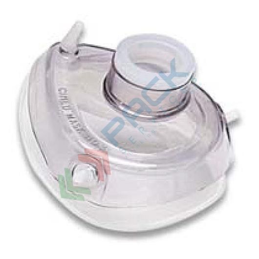 [OROAUT-3] Maschera oronasale in silicone, trasparente anatomica, autoclavabile, calibro 3