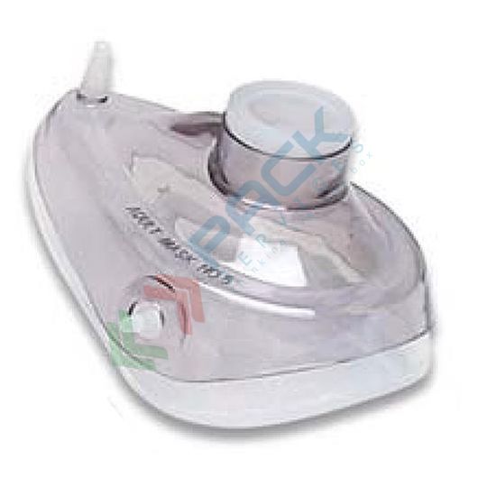 Maschera oronasale in silicone, trasparente anatomica, autoclavabile, calibro 4